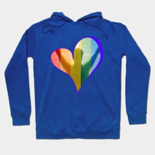 Rainbow Pride Heart Hoodie